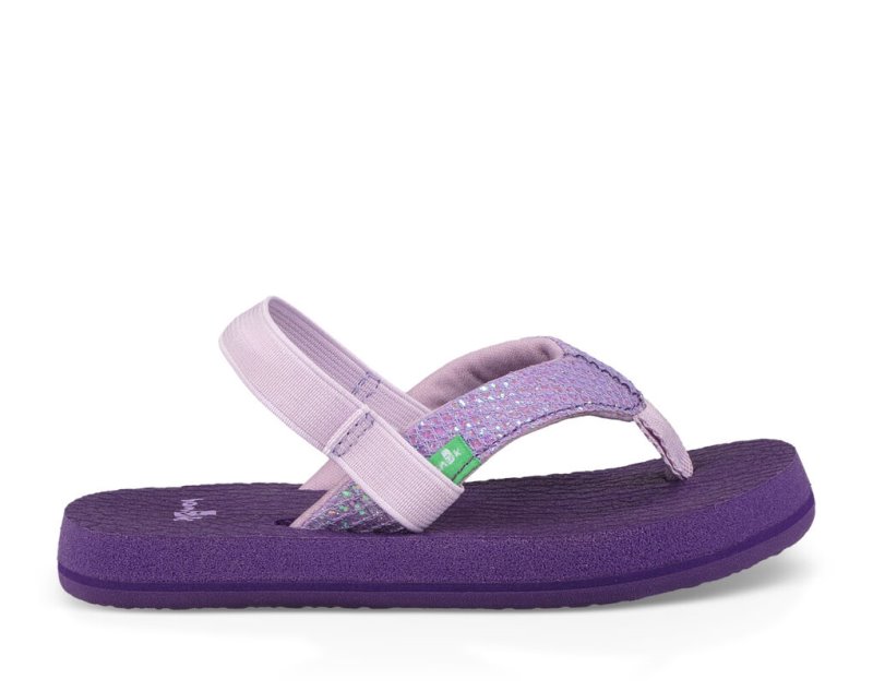 Sanuk Yoga Glitter - Sanuk Sandals Kids Purple - Philippines VSXMEF085